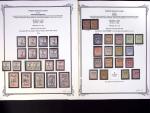 1894-1919, Collection de neufs des différents bureaux