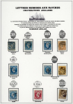 1860-1890 : Collection de classiques et détachés : poste maritime : agences consulaires, cachets d'escales, losange de fortune 144 points sur n°32, cachets de lignes, oblitérations anglaises, espagnoles, italiennes, OBL
