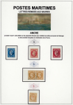 1860-1890 : Collection de classiques et détachés : poste maritime : agences consulaires, cachets d'escales, losange de fortune 144 points sur n°32, cachets de lignes, oblitérations anglaises, espagnoles, italiennes, OBL