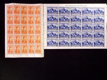 1930 Airmail Sevilla exhibition - Columbus, 1'536 complete