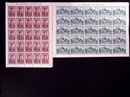 1930 Airmail Sevilla exhibition - Columbus, 1'536 complete