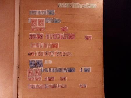1873-1900, Mint and used stock in one old-time stockbook