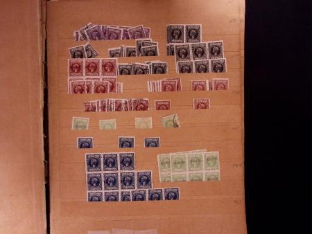 1873-1900, Mint and used stock in one old-time stockbook