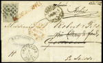 1868-1901 INCOMING MAIL: Vier Briefe nach Genf (meistens