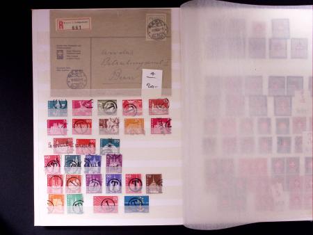 1871-1940 Sammlung Nachportomarken und Portofreiheitsmarken
