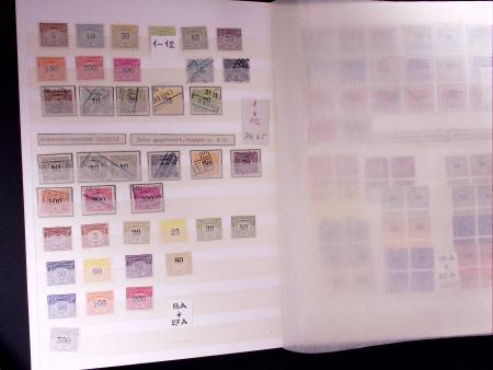 1871-1940 Sammlung Nachportomarken und Portofreiheitsmarken