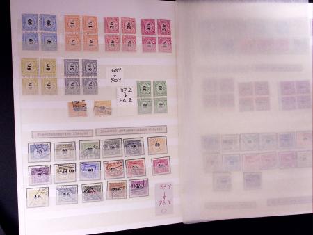 1871-1940 Sammlung Nachportomarken und Portofreiheitsmarken