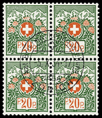 1871-1940 Sammlung Nachportomarken und Portofreiheitsmarken