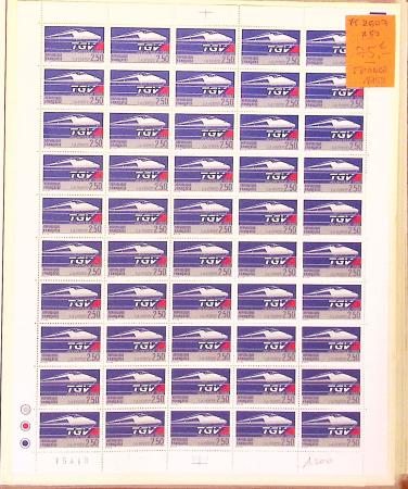 TRAINS 1891-2009, Collection en 15 albums et classeurs