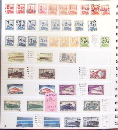 TRAINS 1891-2009, Collection en 15 albums et classeurs