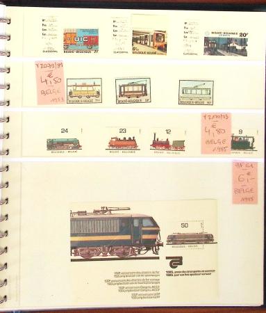 TRAINS 1891-2009, Collection en 15 albums et classeurs