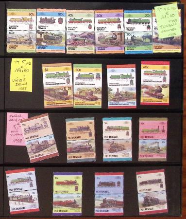 TRAINS 1891-2009, Collection en 15 albums et classeurs