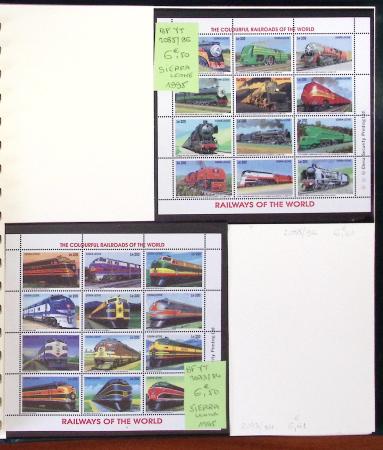TRAINS 1891-2009, Collection en 15 albums et classeurs