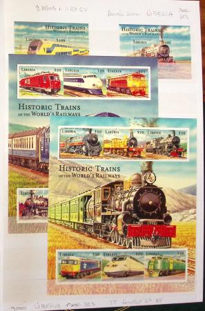 TRAINS 1891-2009, Collection en 15 albums et classeurs