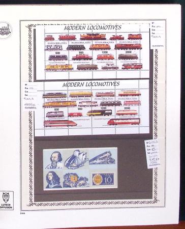 TRAINS 1891-2009, Collection en 15 albums et classeurs