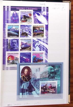 TRAINS 1891-2009, Collection en 15 albums et classeurs