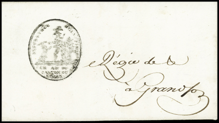 17. Sept 1799 - Lausanne nach Grandson - Faltbrief