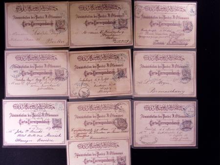 1877-98 Selection of twenty 20pa postal stationery