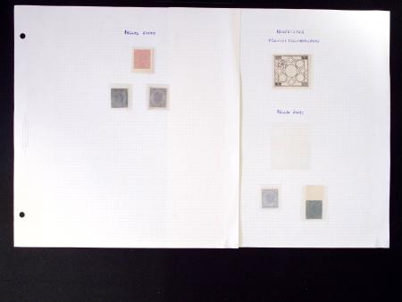 1865-66 Rare group of essays and proofs including spara