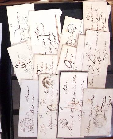 1834-1986, Collection en 4 classeurs, avec solide stock