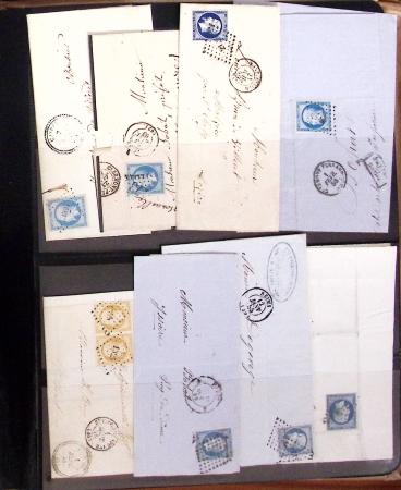 1834-1986, Collection en 4 classeurs, avec solide stock