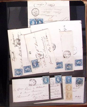 1834-1986, Collection en 4 classeurs, avec solide stock
