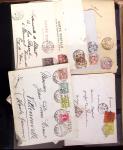 1834-1986, Collection en 4 classeurs, avec solide stock