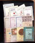 1834-1986, Collection en 4 classeurs, avec solide stock