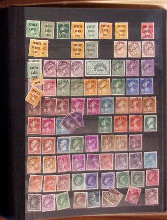 1834-1986, Collection en 4 classeurs, avec solide stock