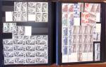 1834-1986, Collection en 4 classeurs, avec solide stock