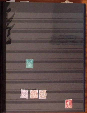 1834-1986, Collection en 4 classeurs, avec solide stock