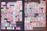 1834-1986, Collection en 4 classeurs, avec solide stock