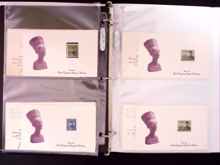 1951 King Farouk, Selection of 78 stamps from the Royal