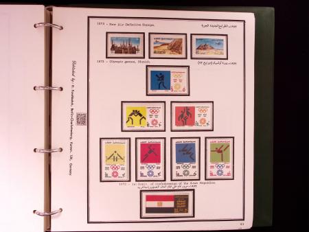1866-1984 Complete mint collection in two specialised