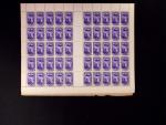 TANGER : 1943 Charity issue, Postage 5c rose, 10c green,