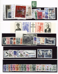1949-1974, Collection de LA REUNION (surchargé CFA),
