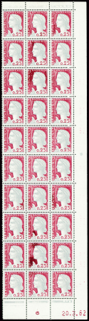 1962-1995, Sélection de variétés dont 8 timbres avec