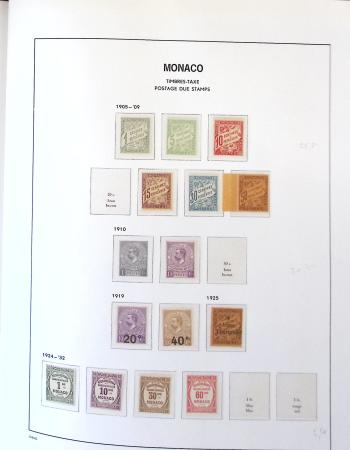 1885-1996, Jolie collection de Monaco en 3 albums Davo,