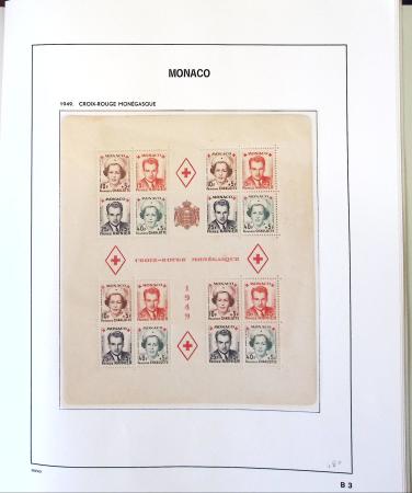 1885-1996, Jolie collection de Monaco en 3 albums Davo,
