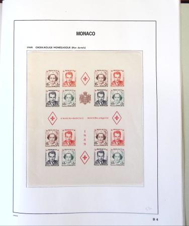 1885-1996, Jolie collection de Monaco en 3 albums Davo,