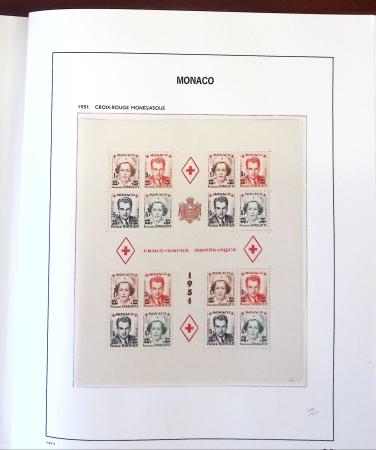 1885-1996, Jolie collection de Monaco en 3 albums Davo,
