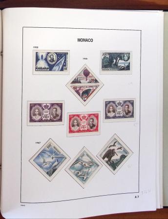 1885-1996, Jolie collection de Monaco en 3 albums Davo,