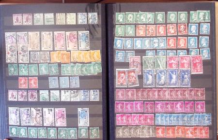 1849-1949, Collection de France en un classeur, riche