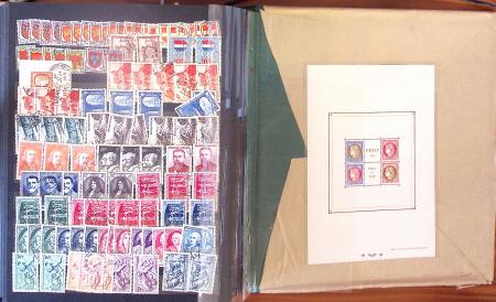 1849-1949, Collection de France en un classeur, riche