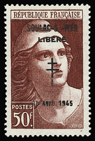 SOULAC SUR MER N°1 (pli) + 2 + 4 + 6 + 7 + 10, neufs