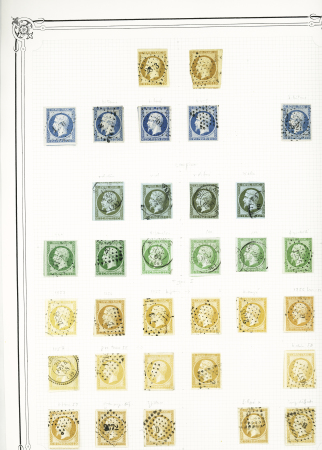 1849-1978, Collection principalement oblitérée en deux