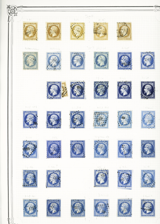 1849-1978, Collection principalement oblitérée en deux