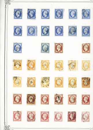 1849-1978, Collection principalement oblitérée en deux
