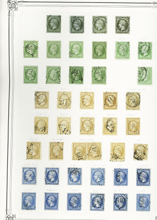 1849-1978, Collection principalement oblitérée en deux