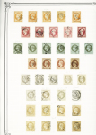 1849-1978, Collection principalement oblitérée en deux